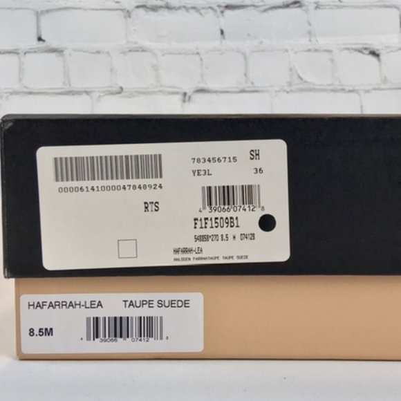 Halogen Farrah Taupe Suede Sandal Size 8.5 - Picture 11 of 11